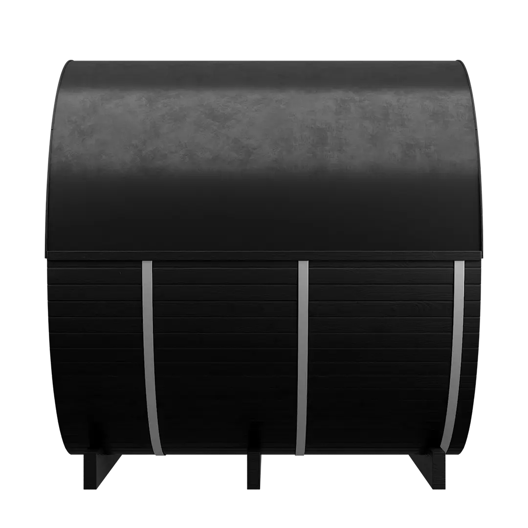 Side angle Ignite Barrel Sauna
