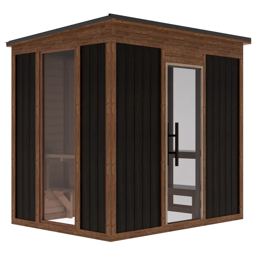 Front angle Modern Mod Pod Sauna