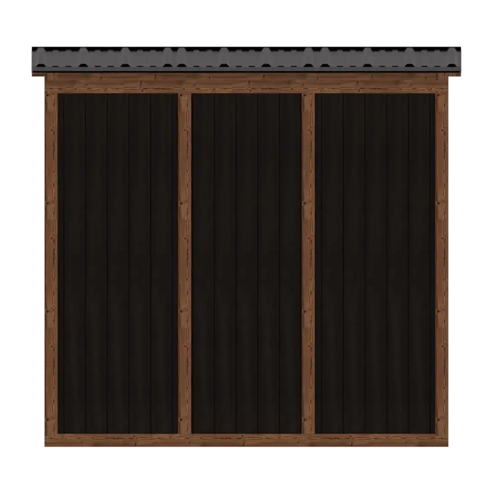 Back of Modern Mod Pod Sauna