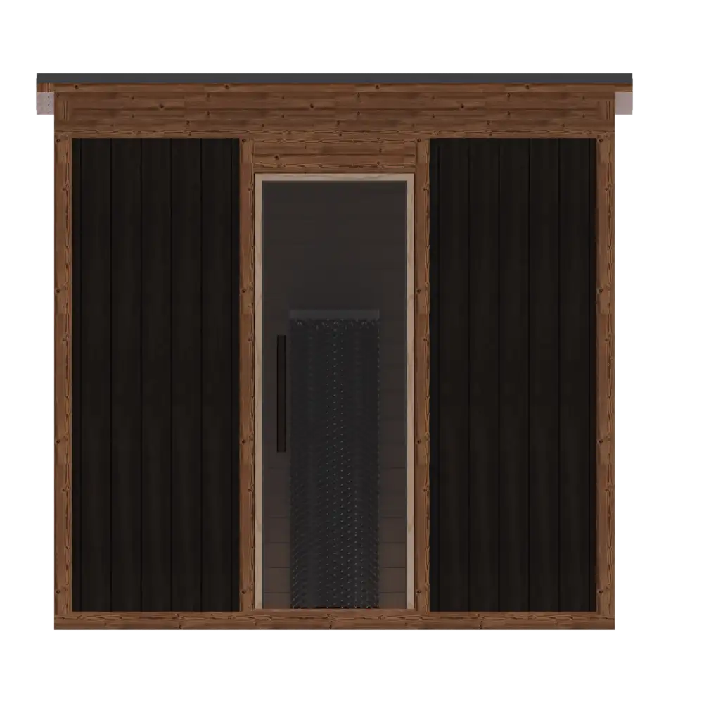 Front angle Modern Mod Pod Sauna