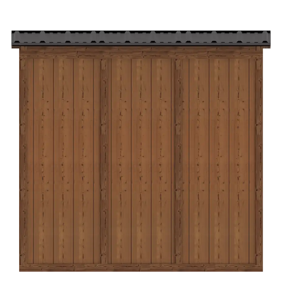 Traditional Mod Pod sauna back