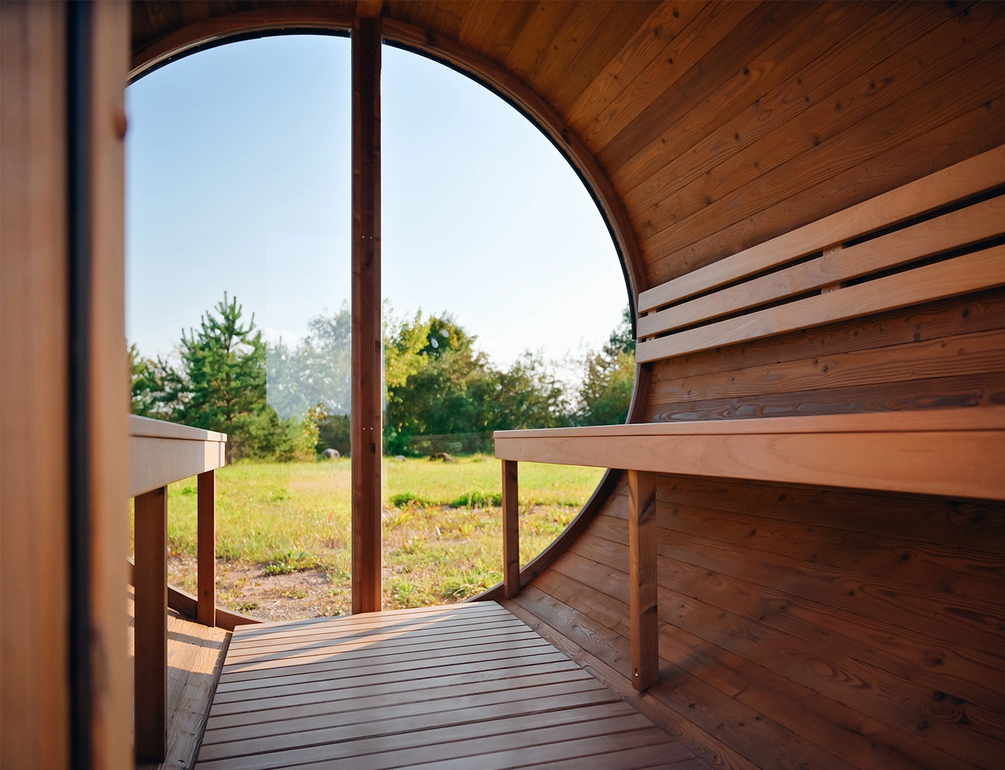 Full panoramic window barrel