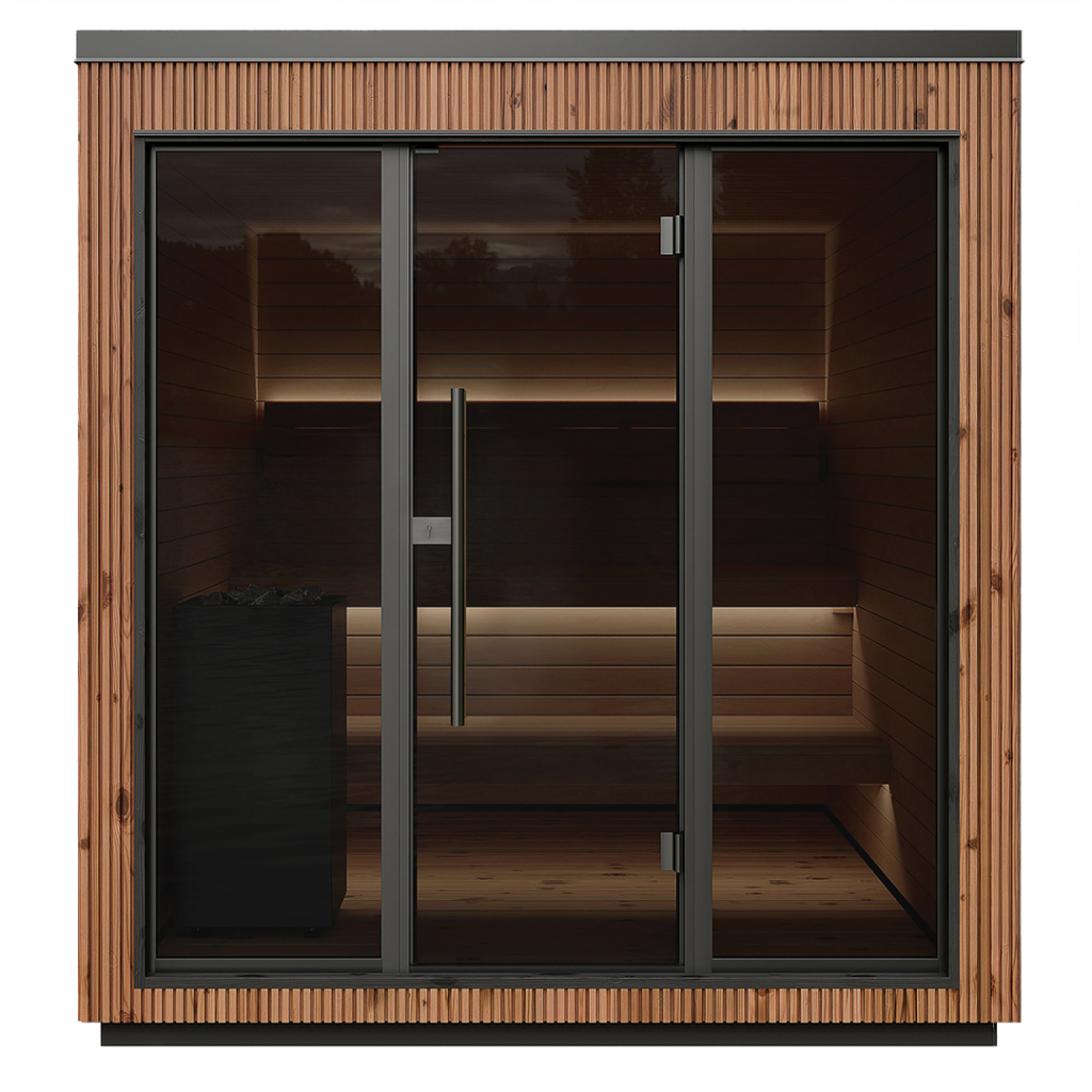 Luik Spruce sauna front