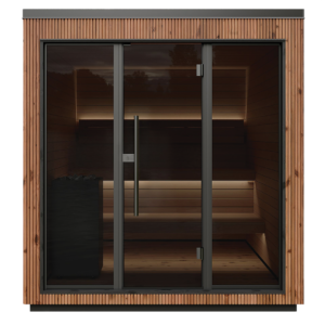 Luik Spruce sauna front