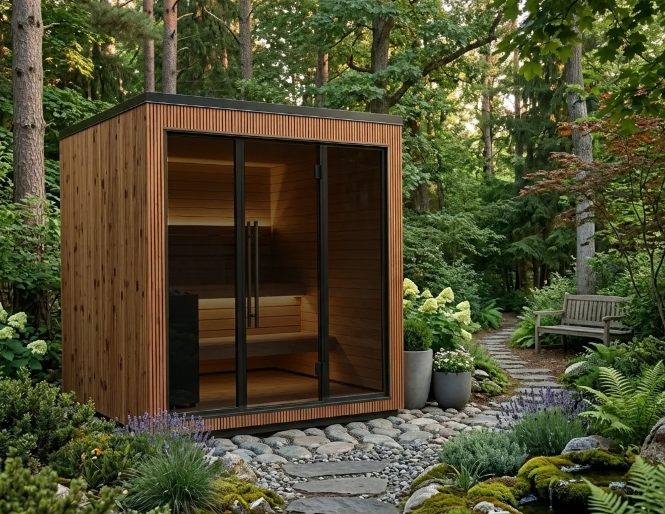 Luik Kodiak Spruce installation in forest