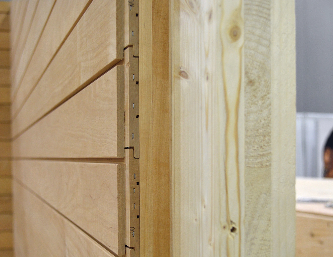 CLT panel of Kodiak Spruce Luik Sauna