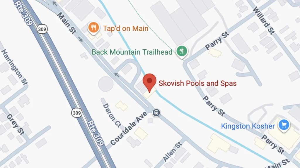 skovish pools and spas map