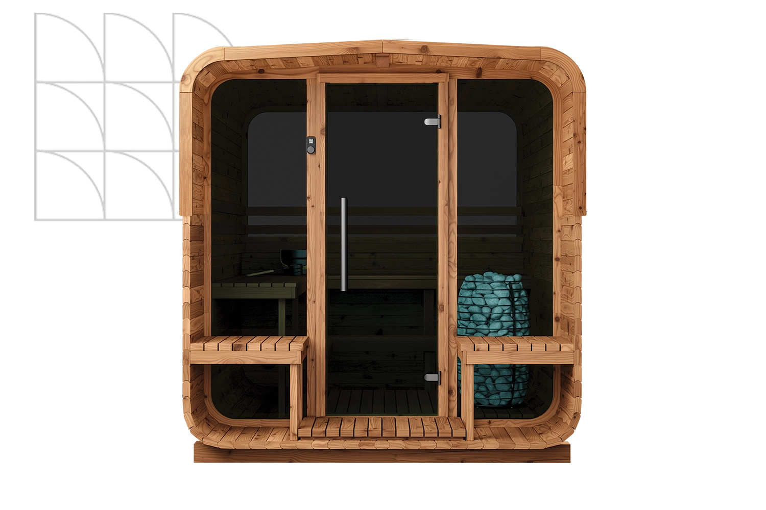 Natural Square Saunas